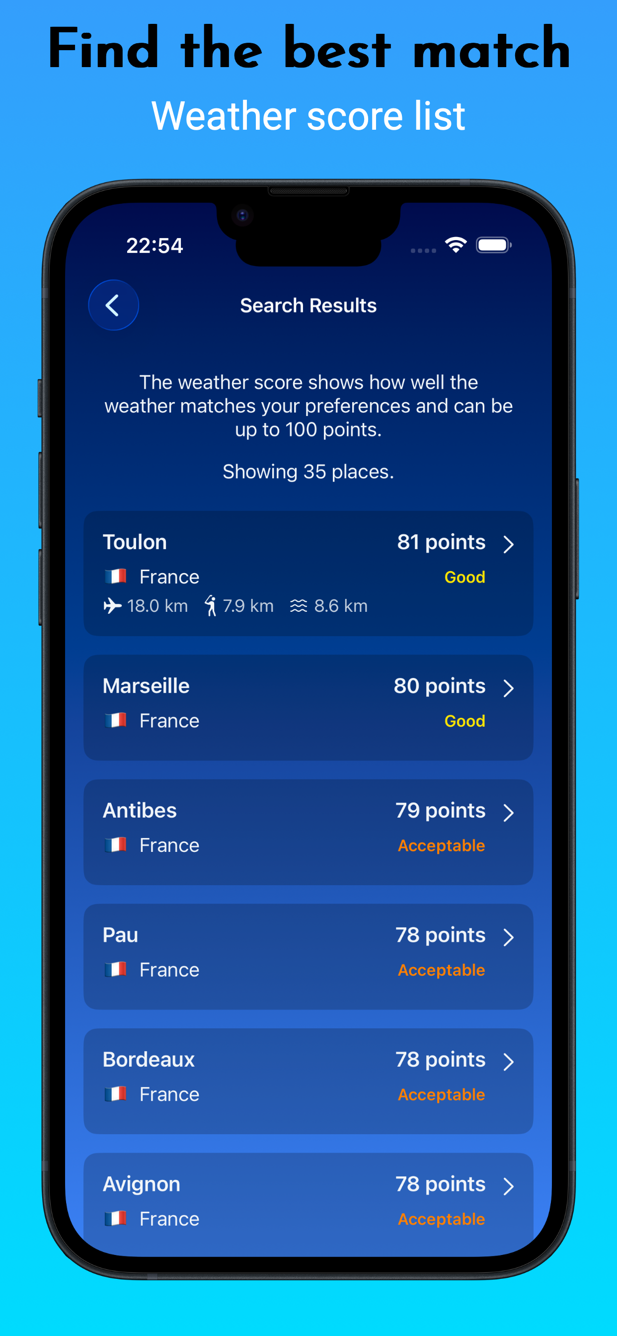 BlueScore screenshot